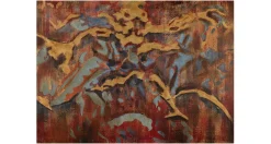 Handgemaltes Gemälde 'Bunter Marmor' 100x70cm | inkl. Echtheitszertifikat