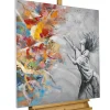 Handgemaltes Gemälde 'Burst of Emotions' 80x80cm | inkl. Echtheitszertifikat