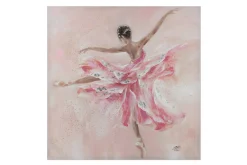 Handgemaltes Gemälde 'Butterfly Ballerina' 80x80cm | inkl. Echtheitszertifikat