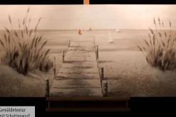 Handgemaltes Gemälde 'Careless Beach Day' 120x60cm | inkl. Echtheitszertifikat