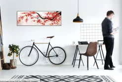 Handgemaltes Gemälde 'Cherrytree Alley' 150x50cm | inkl. Echtheitszertifikat