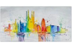Handgemaltes Gemälde 'Ciudad del Mar' 120x60cm | inkl. Echtheitszertifikat
