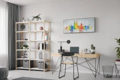 Handgemaltes Gemälde 'Ciudad del Mar' 120x60cm | inkl. Echtheitszertifikat