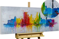 Handgemaltes Gemälde 'Colonia variopinta' 120x60cm | inkl. Echtheitszertifikat
