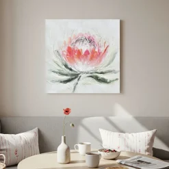 Handgemaltes Gemälde 'Colourful Blossoming ' 60x60cm | inkl. Echtheitszertifikat