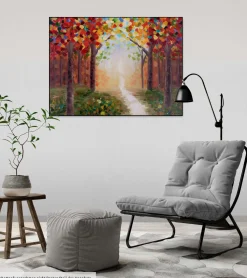 Handgemaltes Gemälde 'Creative Walk' 100x75cm | inkl. Echtheitszertifikat