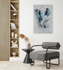 Handgemaltes Gemälde 'Crystal World' 60x90cm | inkl. Echtheitszertifikat
