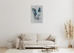 Handgemaltes Gemälde 'Crystal World' 60x90cm | inkl. Echtheitszertifikat