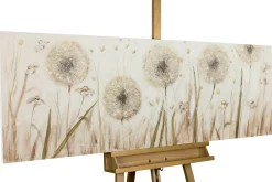 Handgemaltes Gemälde 'Dandelion Meadow' 150x50cm | inkl. Echtheitszertifikat