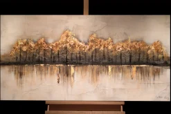 Handgemaltes Gemälde 'Das Ende des Flusses' 120x60cm | inkl. Echtheitszertifikat