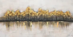 Handgemaltes Gemälde 'Das Ende des Flusses' 120x60cm | inkl. Echtheitszertifikat