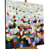 Handgemaltes Gemälde 'Das große Publikum' 80x80cm | inkl. Echtheitszertifikat