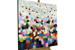 Handgemaltes Gemälde 'Das große Publikum' 80x80cm | inkl. Echtheitszertifikat