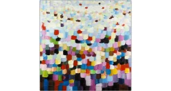 Handgemaltes Gemälde 'Das große Publikum' 80x80cm | inkl. Echtheitszertifikat