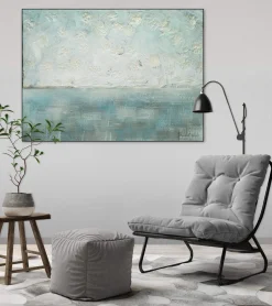 Handgemaltes Gemälde 'Der ewige Ozean' 100x75cm | inkl. Echtheitszertifikat