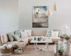 Handgemaltes Gemälde 'Deserted Landscape' 75x100cm | inkl. Echtheitszertifikat
