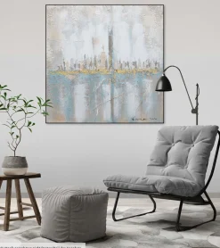 Handgemaltes Gemälde 'Die Prophezeiung' 80x80cm | inkl. Echtheitszertifikat