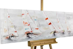 Handgemaltes Gemälde 'Direction Liberté' 150x50cm | inkl. Echtheitszertifikat