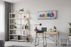Handgemaltes Gemälde 'Dortmunder Skyline' 120x60cm | inkl. Echtheitszertifikat