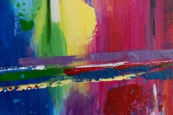 Handgemaltes Gemälde 'Dortmunder Skyline' 120x60cm | inkl. Echtheitszertifikat
