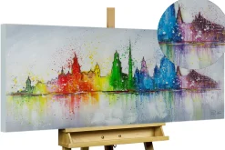 Handgemaltes Gemälde 'Dresden Must Sees' 120x60cm | inkl. Echtheitszertifikat