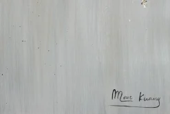 Handgemaltes Gemälde 'Dripping in White' 150x50cm | inkl. Echtheitszertifikat