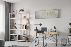 Handgemaltes Gemälde 'Dripping in White' 150x50cm | inkl. Echtheitszertifikat