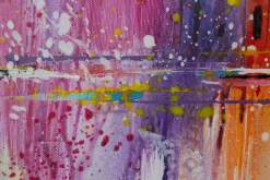 Handgemaltes Gemälde 'Düsseldorf Fever' 120x60cm | inkl. Echtheitszertifikat