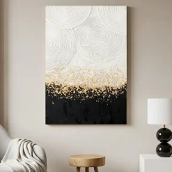 Handgemaltes Gemälde 'Eclipse Luster' 60x90cm | inkl. Echtheitszertifikat