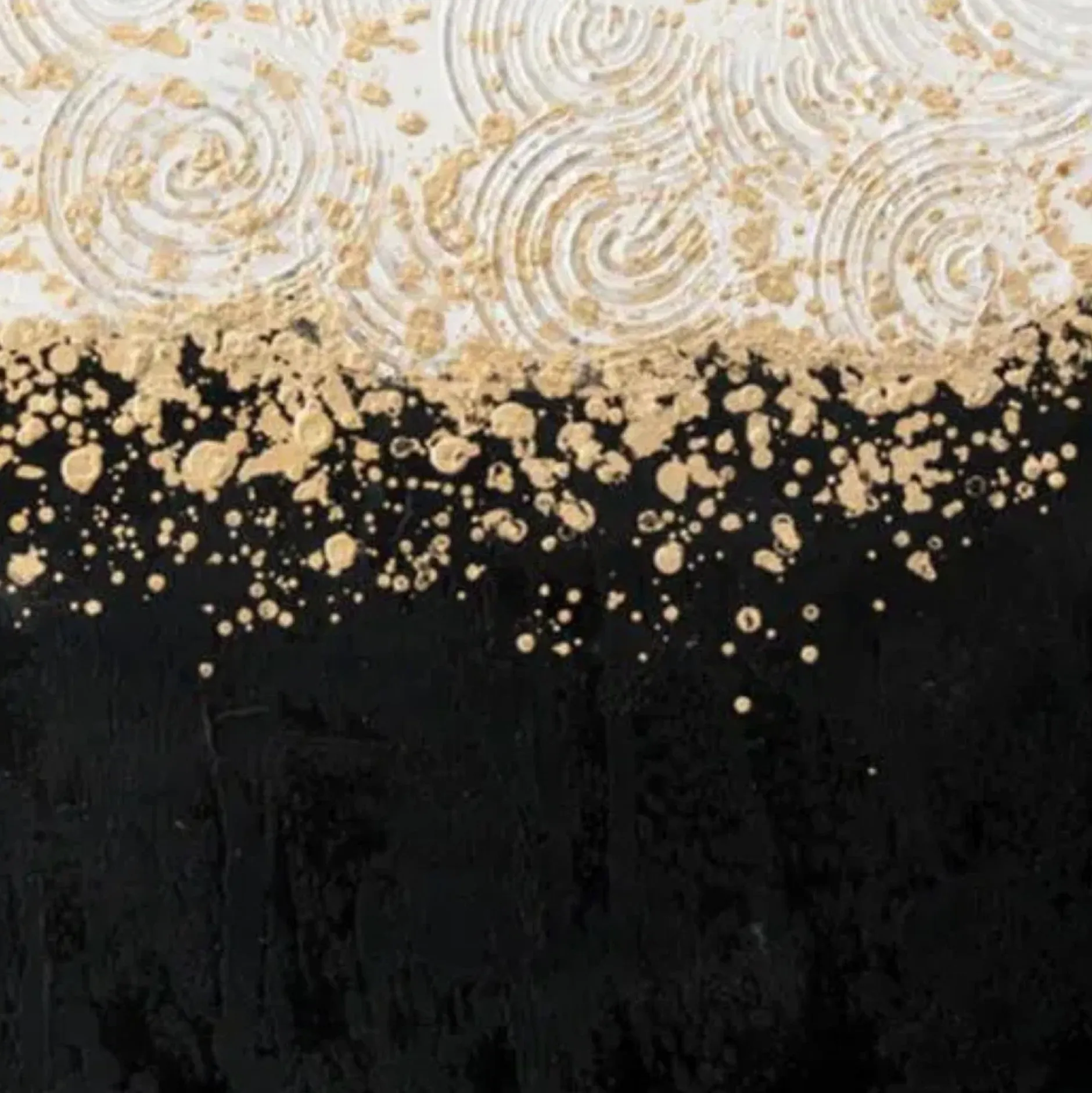 Handgemaltes Gemälde 'Eclipse Luster' 60x90cm | inkl. Echtheitszertifikat