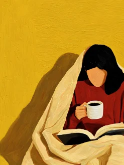 Handgemaltes Gemälde 'Eine Tasse Gelassenheit' | Echtheitszertifikat inklusive