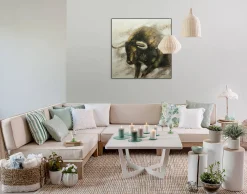 Handgemaltes Gemälde 'Ein starker Wille' 80x80cm | inkl. Echtheitszertifikat