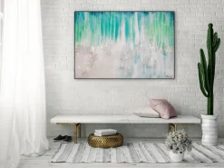 Handgemaltes Gemälde 'Eisiger Schauer' 120x80cm | inkl. Echtheitszertifikat