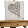 Handgemaltes Gemälde 'Elastic Heart' 30x30cm | inkl. Echtheitszertifikat