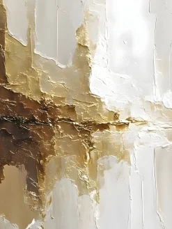 Handgemaltes Gemälde 'Elfenbein Horizont' | Echtheitszertifikat inklusive