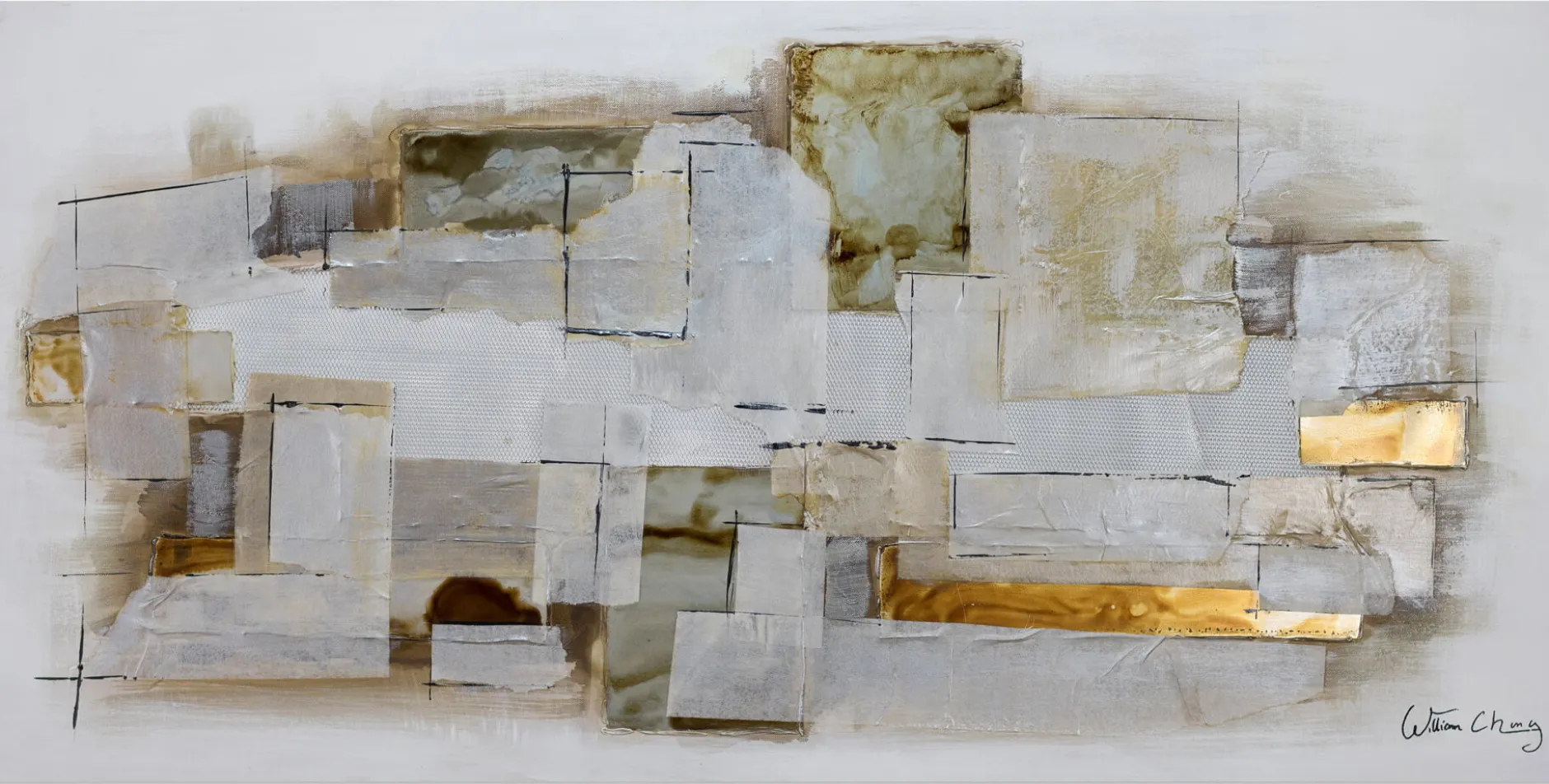 Handgemaltes Gemälde 'Endlessness' 120x60cm | inkl. Echtheitszertifikat