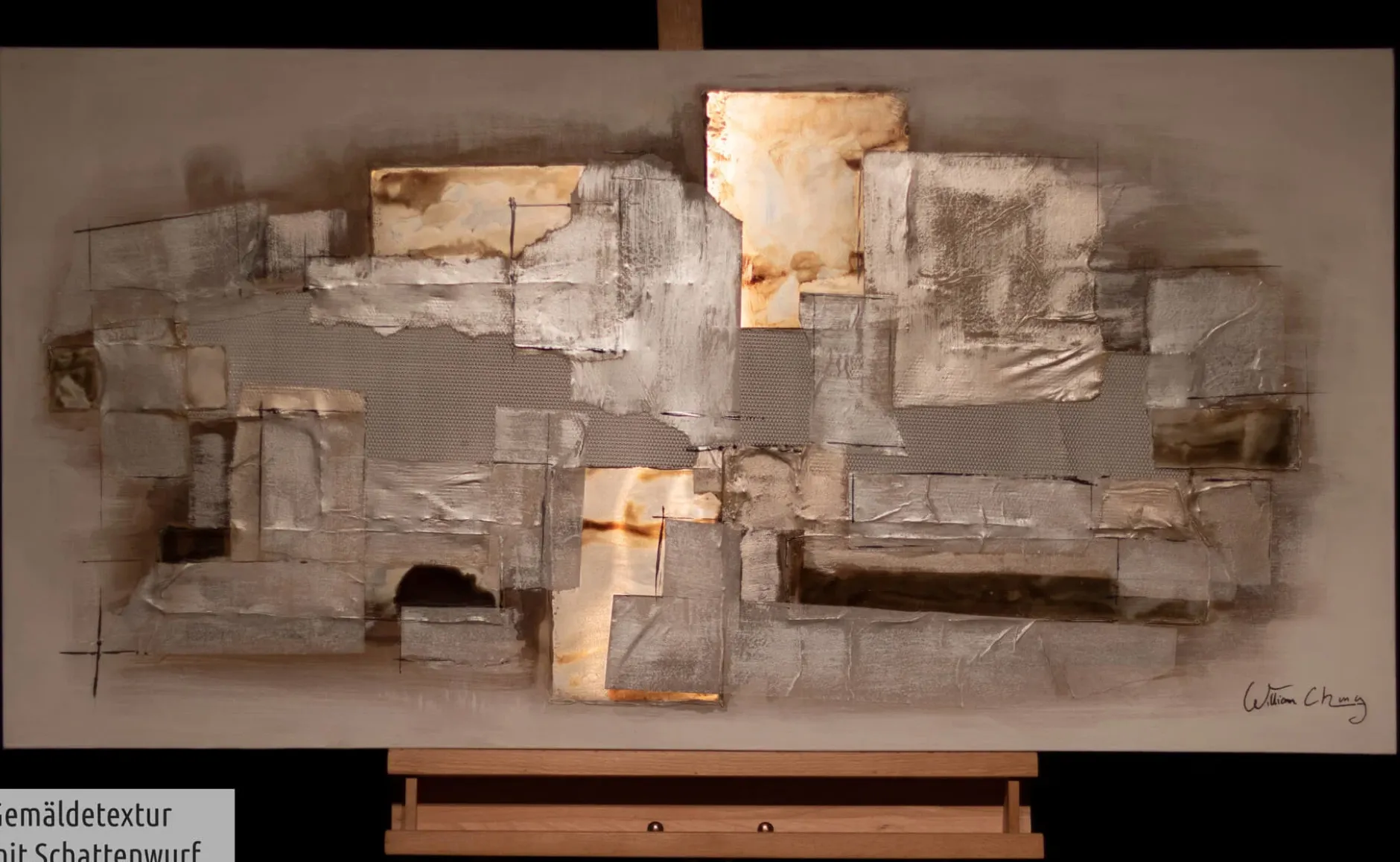 Handgemaltes Gemälde 'Endlessness' 120x60cm | inkl. Echtheitszertifikat