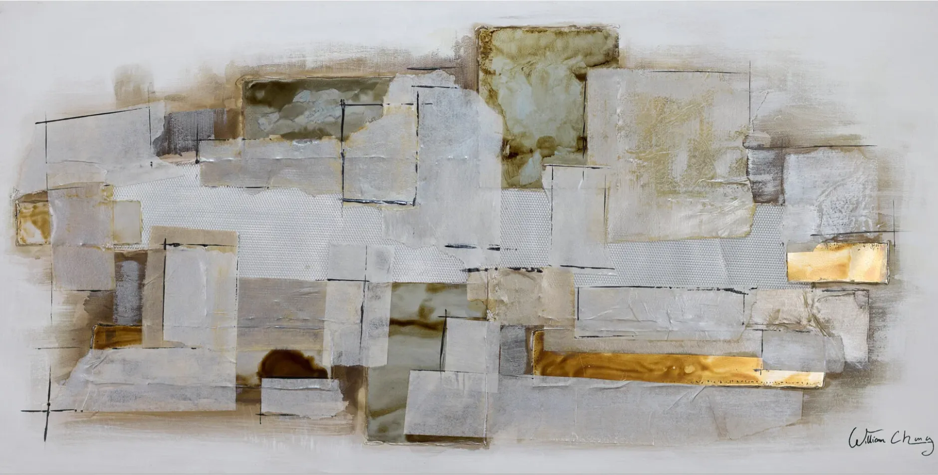 Handgemaltes Gemälde 'Endlessness' 120x60cm | inkl. Echtheitszertifikat