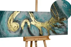 Handgemaltes Gemälde 'Enigma' 150x50cm | inkl. Echtheitszertifikat