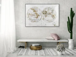 Handgemaltes Gemälde 'Entdeckung der Welt' 120x80cm | inkl. Echtheitszertifikat