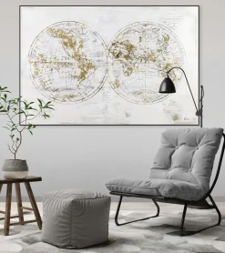 Handgemaltes Gemälde 'Entdeckung der Welt' 120x80cm | inkl. Echtheitszertifikat