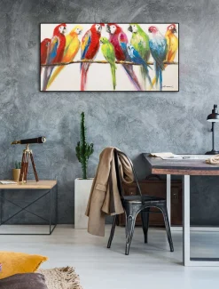 Handgemaltes Gemälde 'Familienportrait' 120x60cm | inkl. Echtheitszertifikat