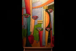 Handgemaltes Gemälde 'Farben der Gesellschaft' 60x90cm | inkl. Echtheitszertifikat
