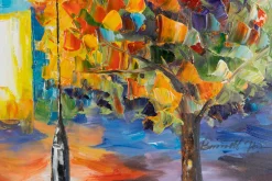 Handgemaltes Gemälde 'Fateful Evening' 120x60cm | inkl. Echtheitszertifikat