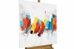 Handgemaltes Gemälde 'Fearless' 80x80cm | inkl. Echtheitszertifikat