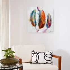Handgemaltes Gemälde 'Federleicht' 60x60cm | inkl. Echtheitszertifikat