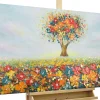 Handgemaltes Gemälde 'Feld der Facetten' 120x60cm | inkl. Echtheitszertifikat