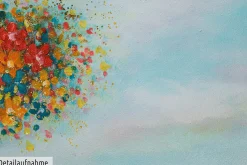 Handgemaltes Gemälde 'Feld der Facetten' 120x60cm | inkl. Echtheitszertifikat