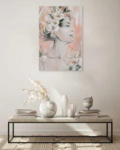 Handgemaltes Gemälde 'Fest der Blüten' 60x90cm | inkl. Echtheitszertifikat