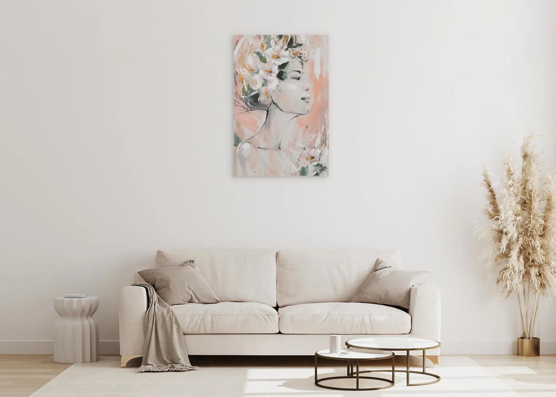 Handgemaltes Gemälde 'Fest der Blüten' 60x90cm | inkl. Echtheitszertifikat